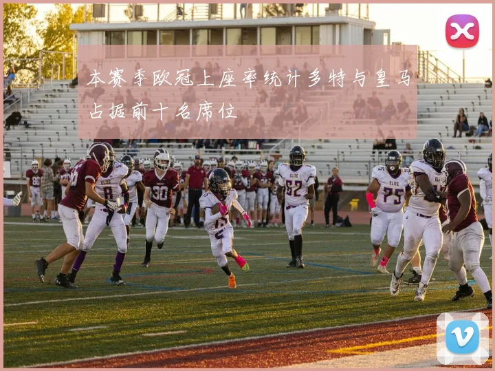 本赛季欧冠上座率统计多特与皇马占据前十名席位
